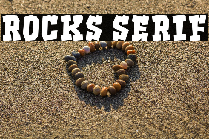 Rocks Serif Example 3