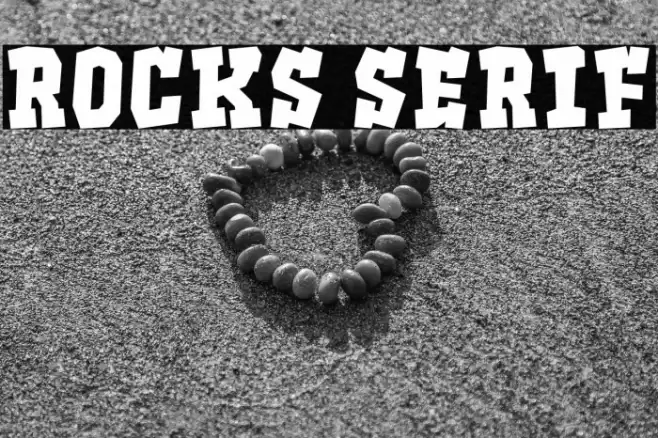 Rocks Serif Polices examples