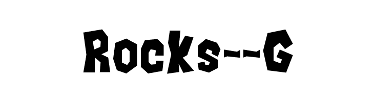 Rocks__G  नि: शुल्क फ़ॉन्ट्स डाउनलोड