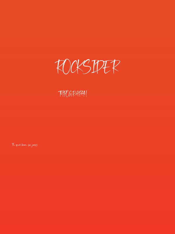 Rocksider Poster