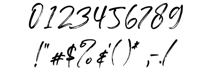 Rocksill Regular Font OTHER CHARS