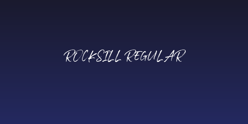 Rocksill Regular Social Header