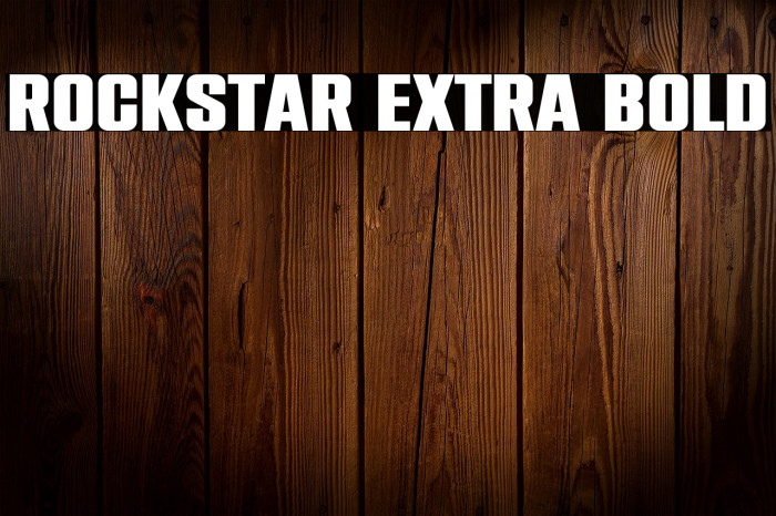 Rockstar Extra Bold Example 3