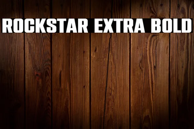 Rockstar Extra Bold Example 3