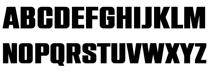 Rockstar Extra Bold Font LOWERCASE