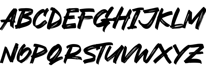 Rocktown Font UPPERCASE
