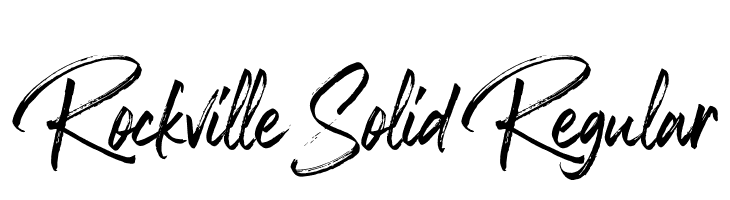 RockvilleSolidRegular  Free Fonts Download