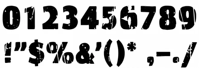 Rockwill Font OTHER CHARS