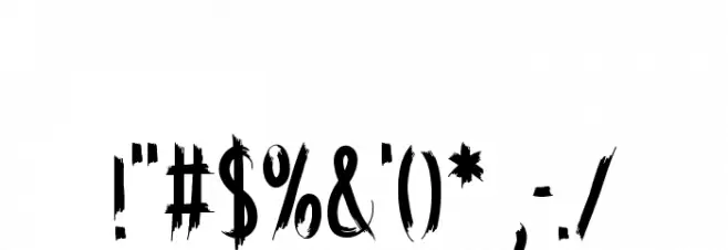 Rockwork Font OTHER CHARS