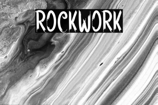 Rockwork Font examples