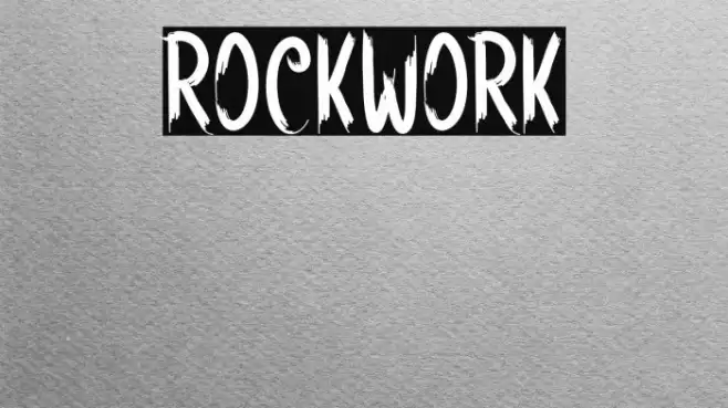 Rockwork Font examples