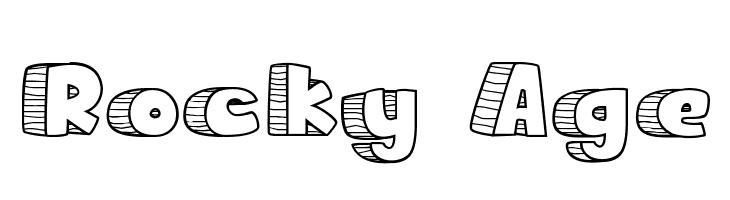 Rocky Age Font