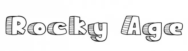 Rocky Age  font caratteri gratis