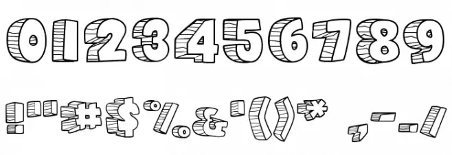 Rocky Age Font Alte caractere