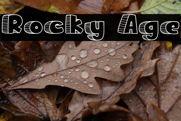 Rocky Age Example 1