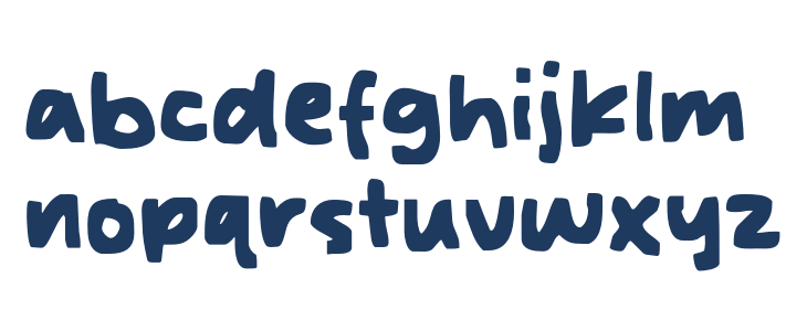 Rocky Block Lowercase