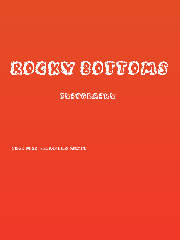 Rocky Bottoms Poster