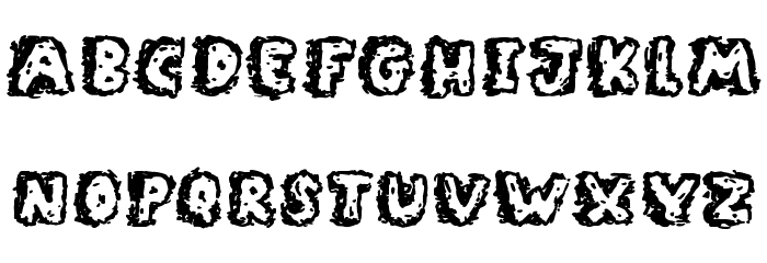 Rocky Bottoms Font LOWERCASE