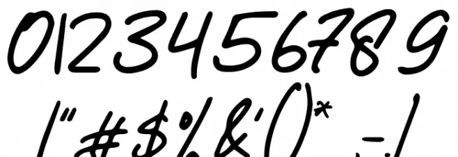 Rocky Brie Font OTHER CHARS