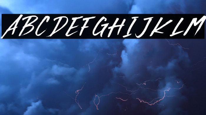 Rocky Brush Italic Example 2