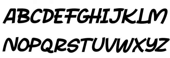 Rocky Monkey Italic Шрифта ВЕРХНИЙ