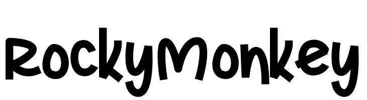 Rocky Monkey  font caratteri gratis