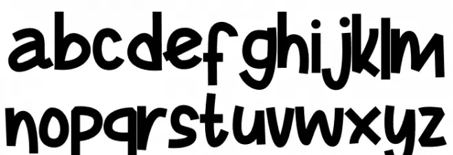 Rocky Monkey Font LOWERCASE