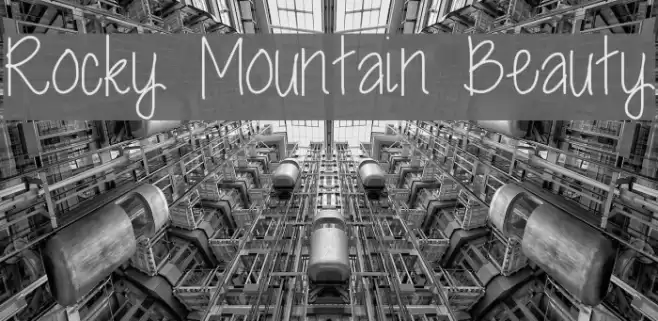 Rocky Mountain Beauty Font examples