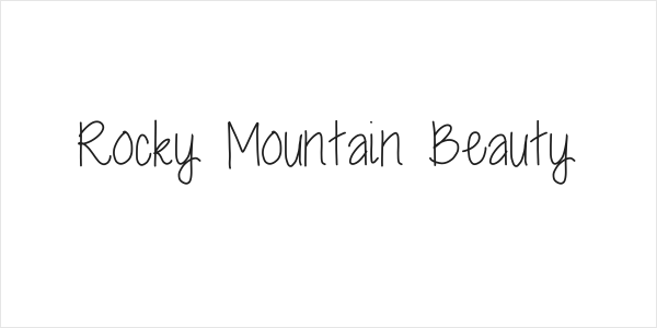 Rocky Mountain Beauty Logo