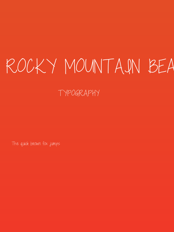 Rocky Mountain Beauty Poster
