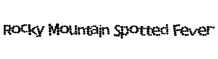 Rocky Mountain Spotted Fever  Descarca Fonturi Gratis