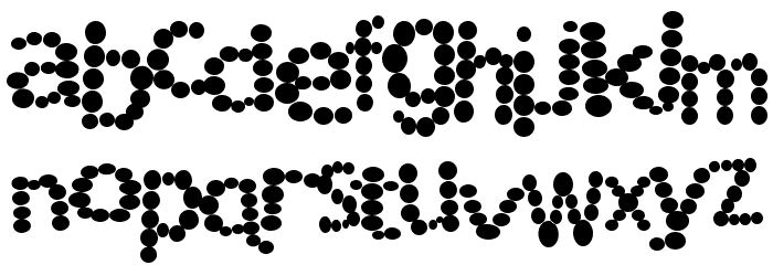 Rocky Mountain Spotted Fever Font LOWERCASE