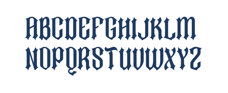 Rocky Past DEMO Regular Uppercase