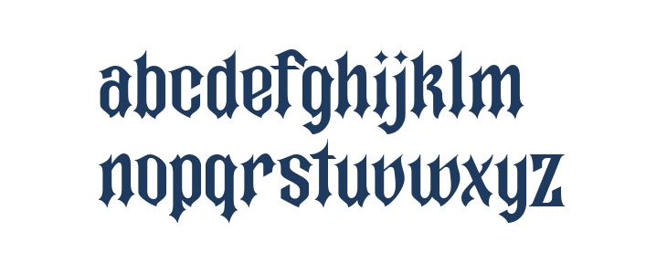 Rocky Past DEMO Regular Lowercase