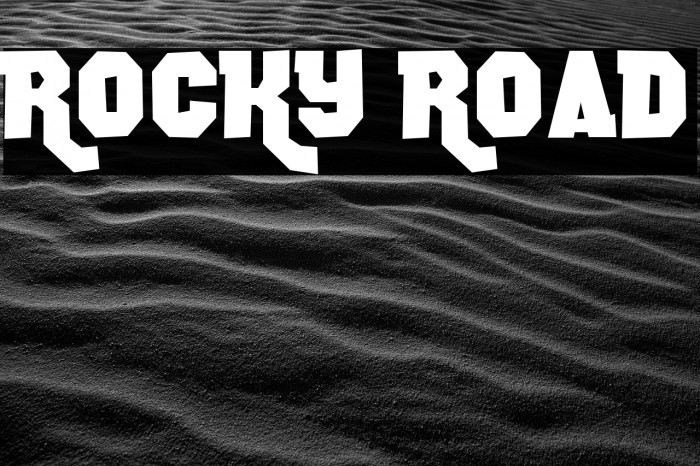 Rocky Road Font examples