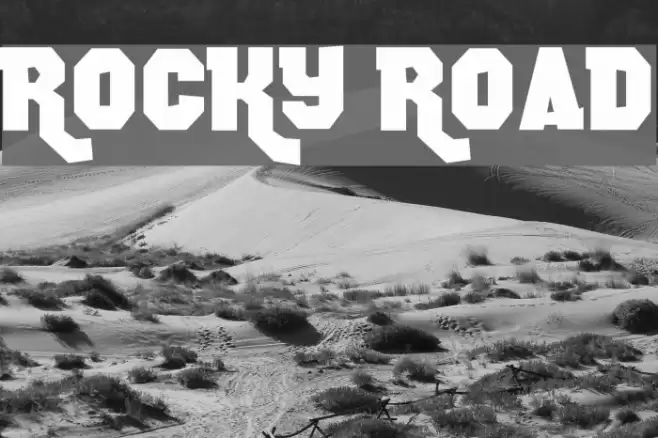 Rocky Road Font examples