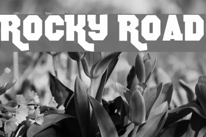 Rocky Road Font examples
