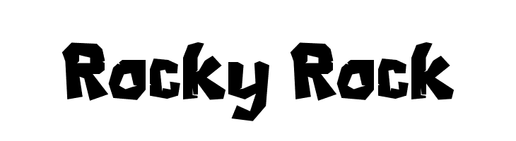 Rocky Rock  Скачать бесплатные шрифты
