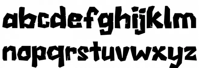 Rocky Rock Caratteri MINUSCOLO