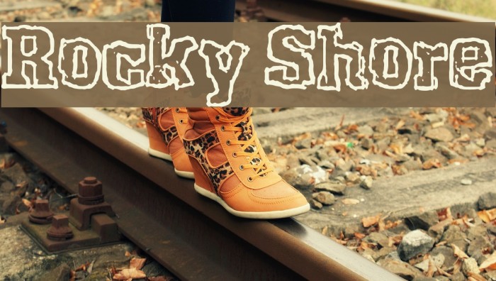 Rocky Shore Font examples