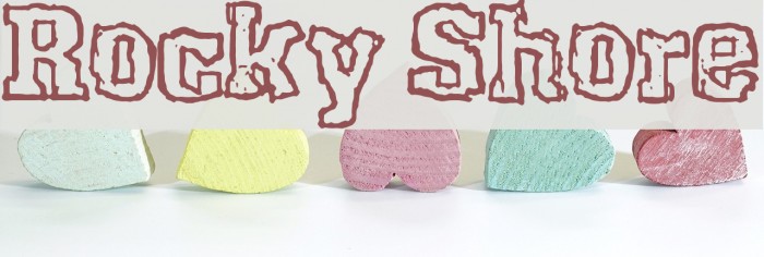 Rocky Shore Font examples