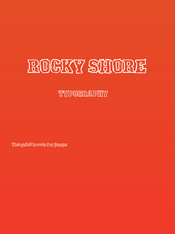 Rocky Shore Poster