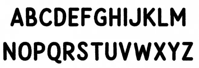 Rocky Stone Font UPPERCASE