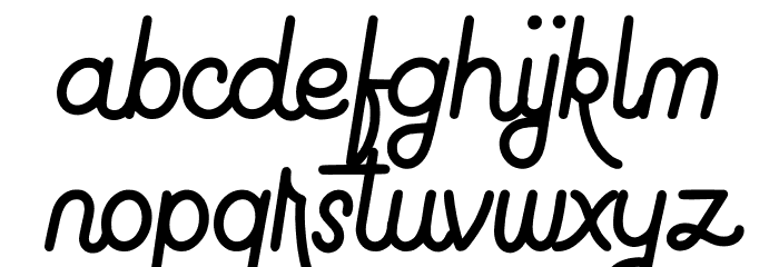 Rocky To Road Font LOWERCASE