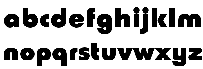 RockyBlimpOpti Font LOWERCASE