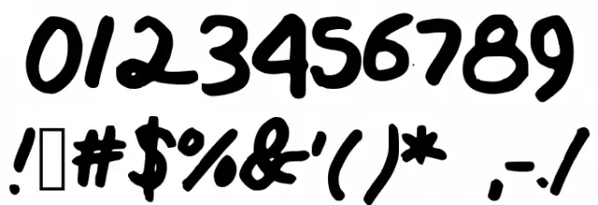 RockyCreek Font OTHER CHARS