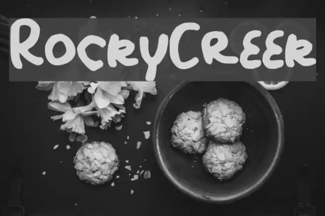 RockyCreek Font examples