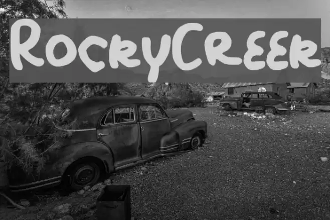 RockyCreek Font examples
