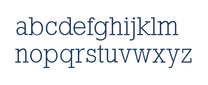 RockyLight Lowercase