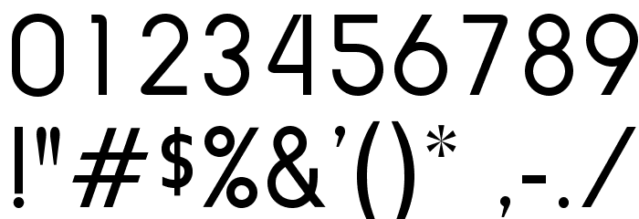 RockyPlainOpti Font OTHER CHARS